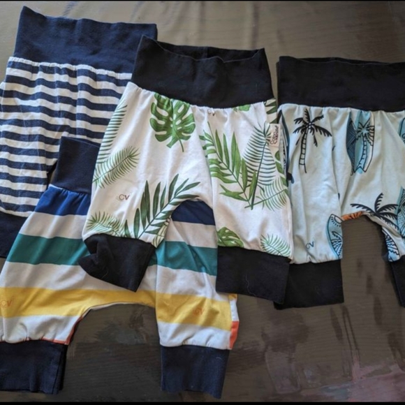 Pantalons/sarouels évolutifs 3-5 ans coton vanille - Picture 1 of 1